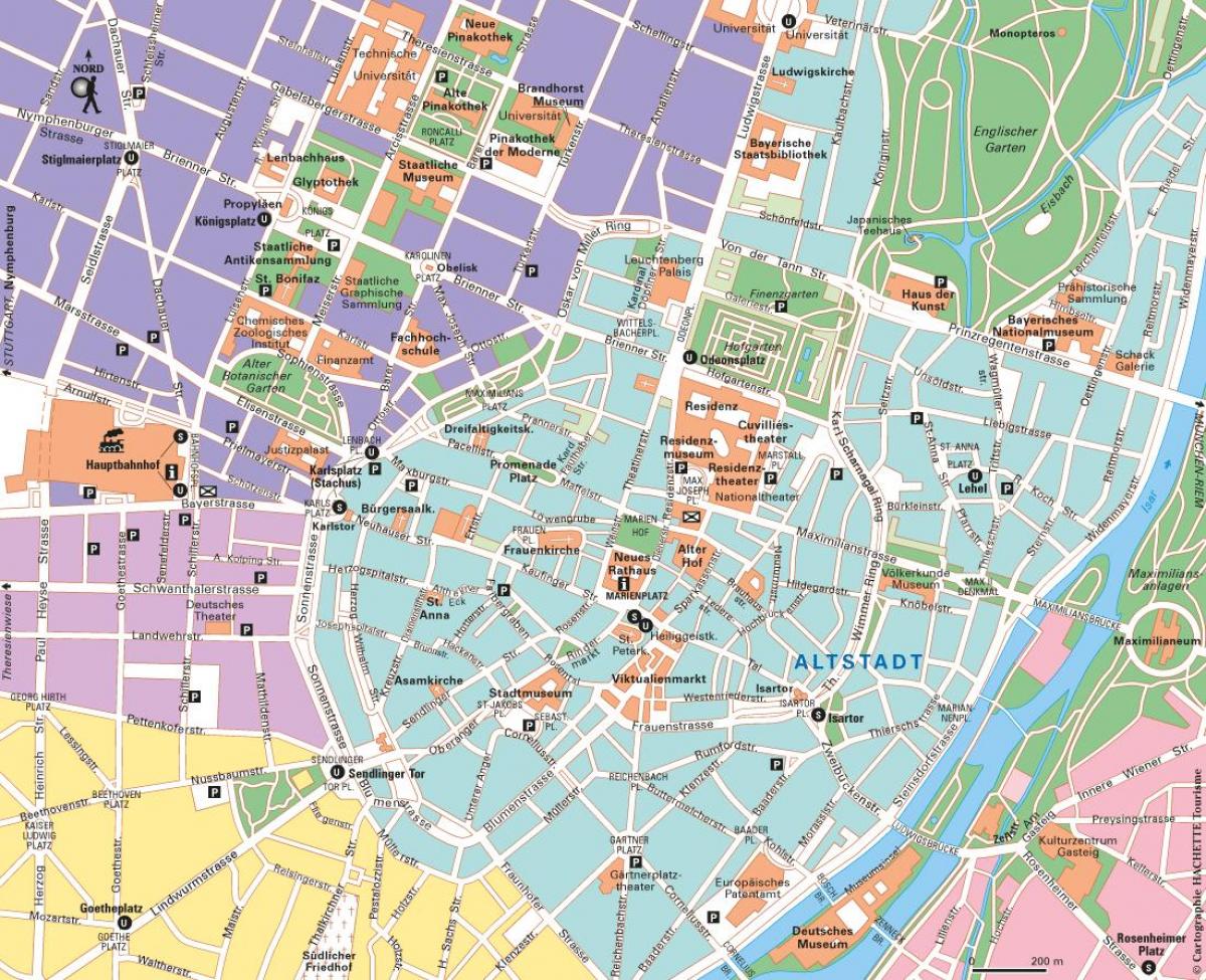 Stadtplan München Zentrum